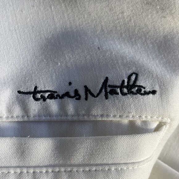 Travis Mathew Mens Golf Shorts Casual Stretch White Size 36 - Picture 10 of 10